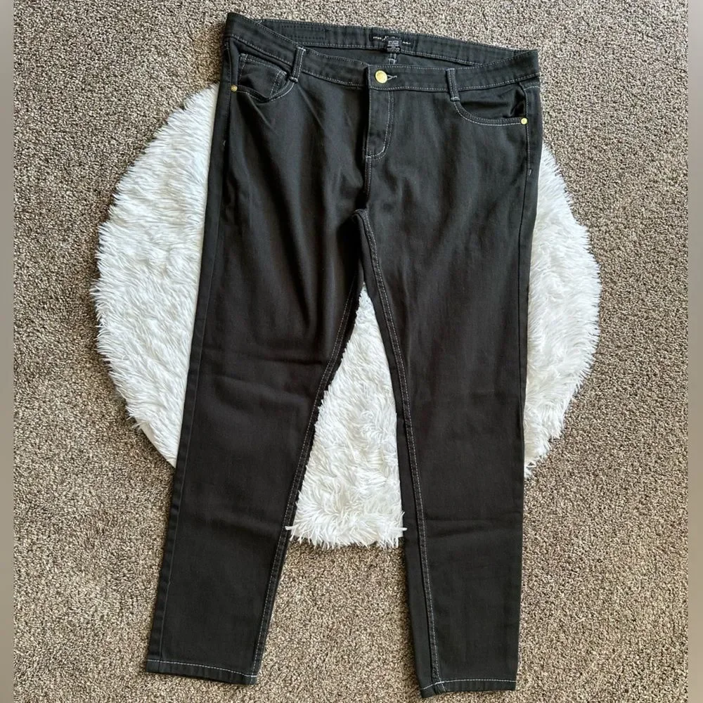 South Pole Jeans Dark Gray Womens Size 15